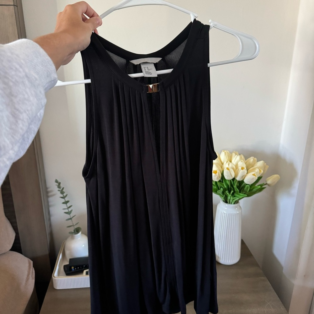 H&M Sheer Sleeveless Dressy Shirt – Size XS